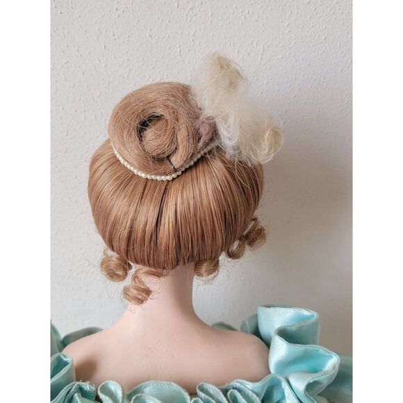 Franklin heirloom night at Opera Gibson Girl porcelain doll collectible - Picture 14 of 16